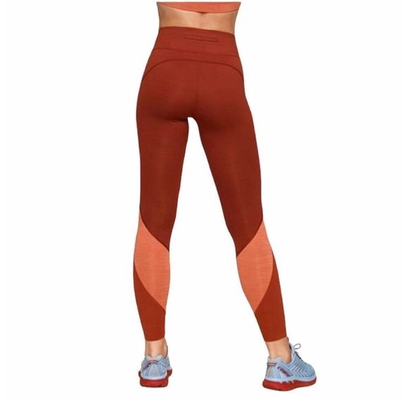 Outdoor Voices TechSweat 7/8 Zoom Leggings Orange Multi‎ Size L - Picture 2 of 12